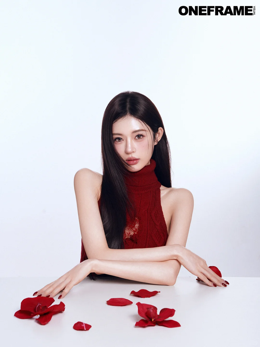 红是“浪漫与热烈” 🥀 韩系纯欲肖像