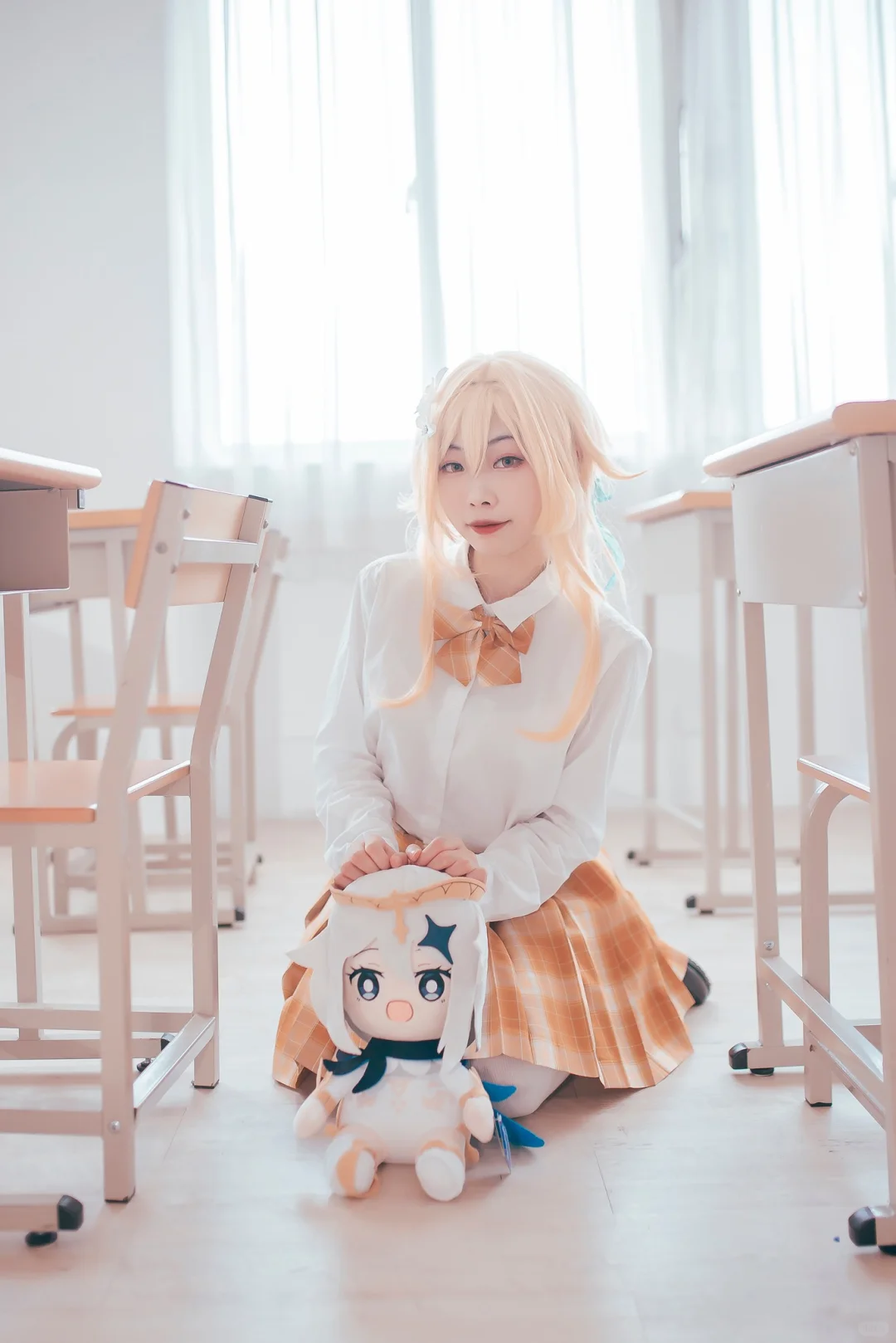 教室黄裙角色写真💛📚