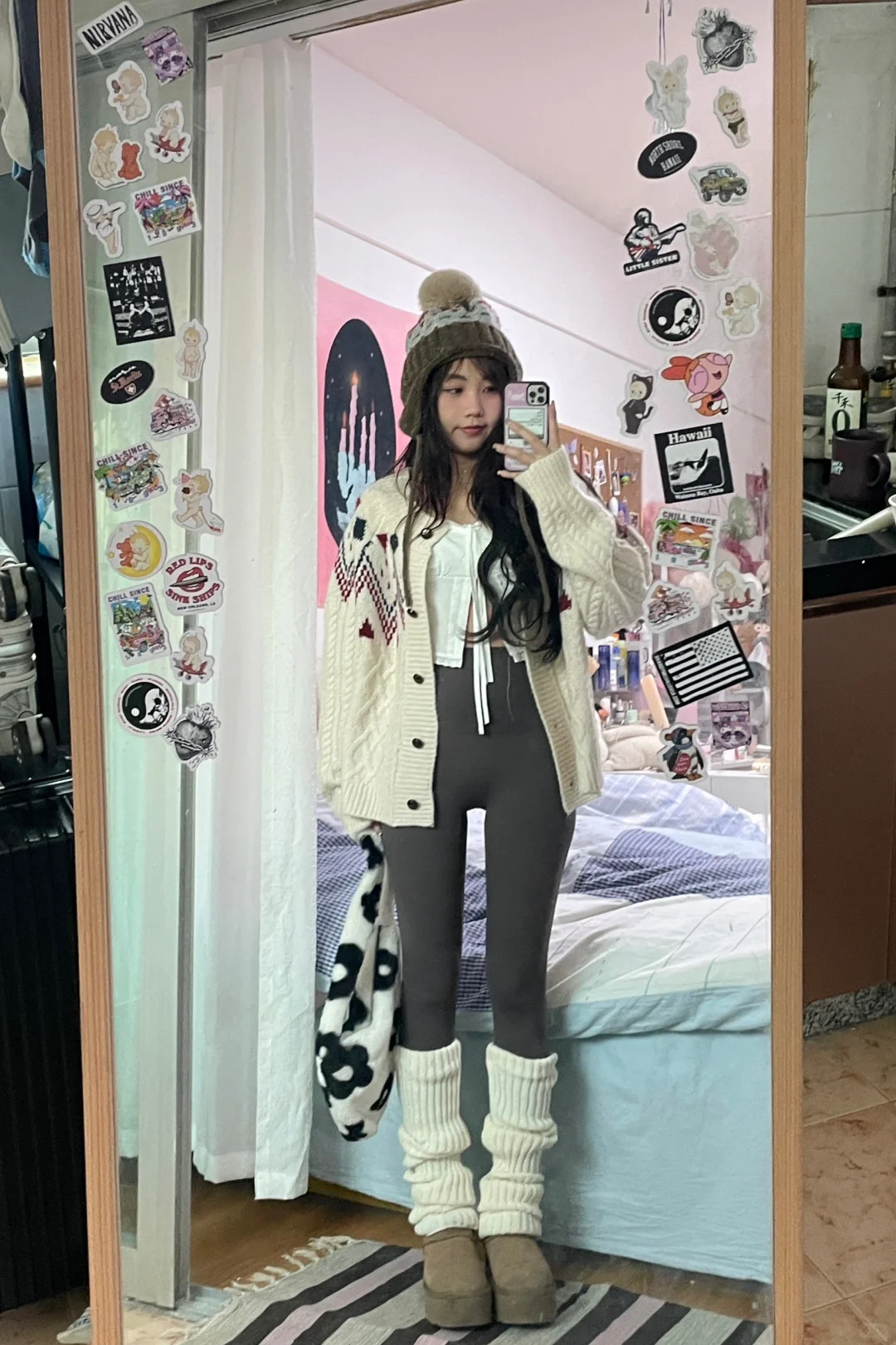 小个子不冻腿ootd⛸️🤎鲨鱼裤穿搭合集
