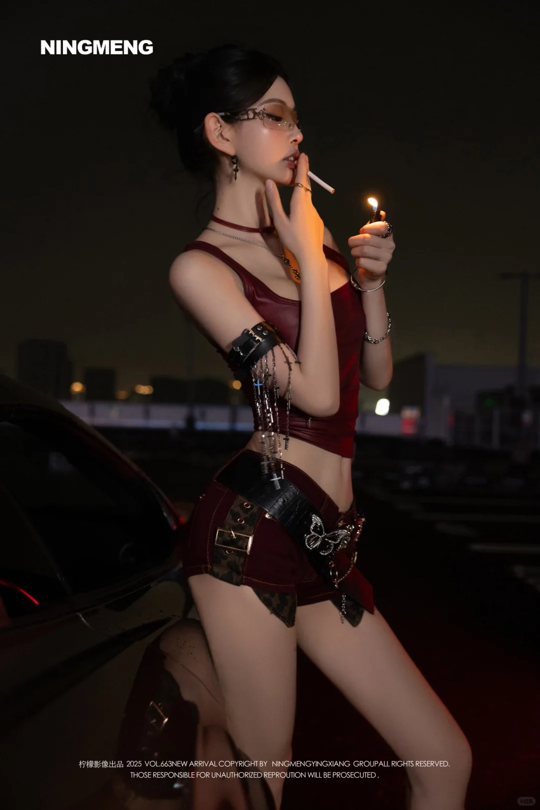 杭州写真｜拽姐风辣妹写真🖤车里拍也太酷辣～