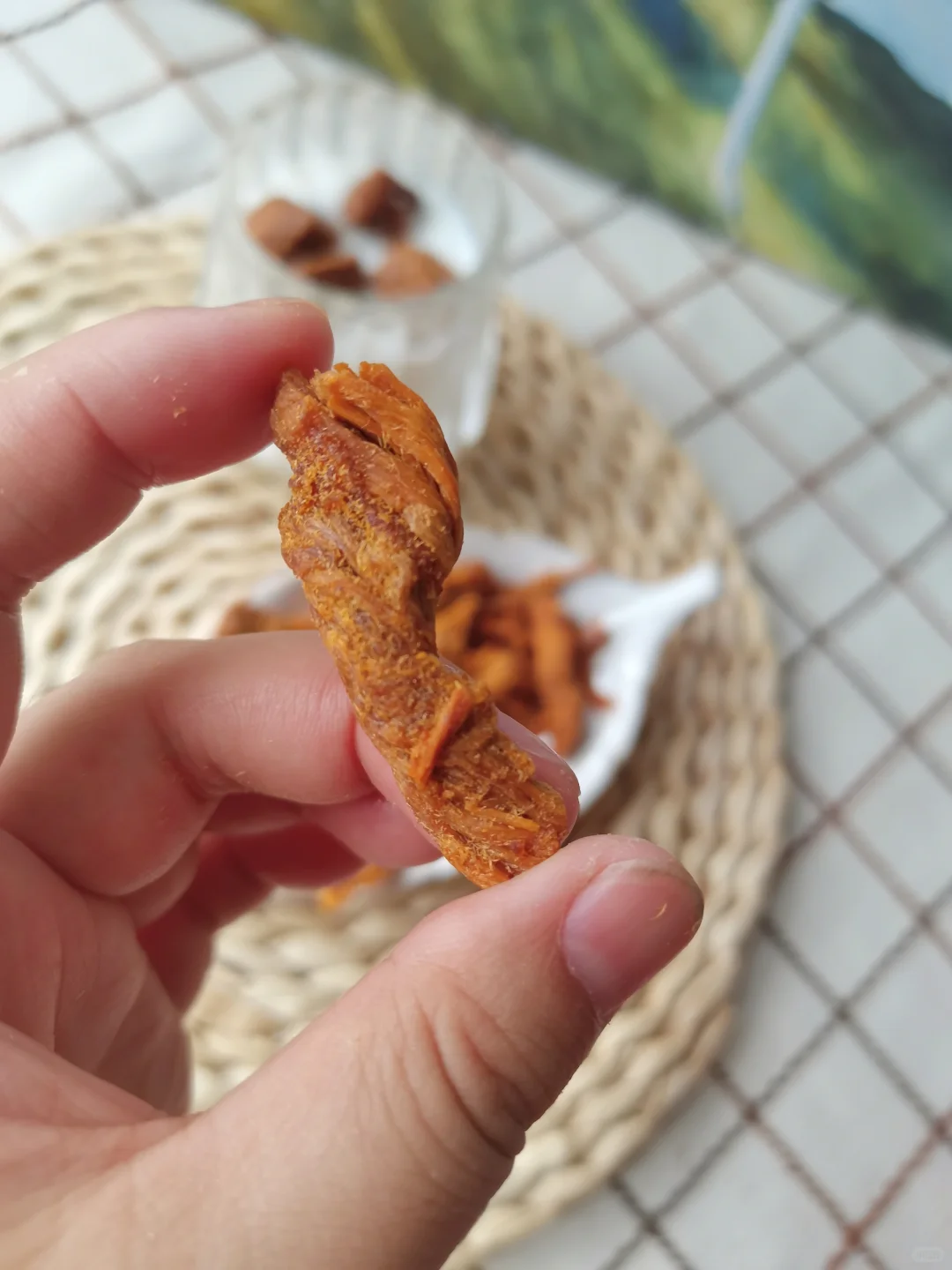 哇塞！这脆脆的猪肉条也太好吃了叭！