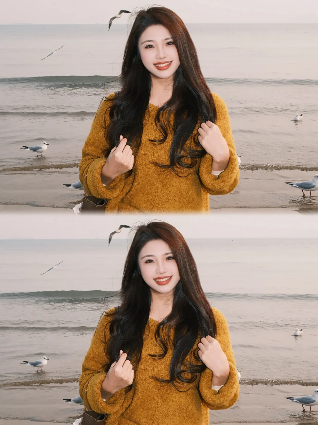 青岛栈桥拍照都来找这个小姐姐～超好看❗️