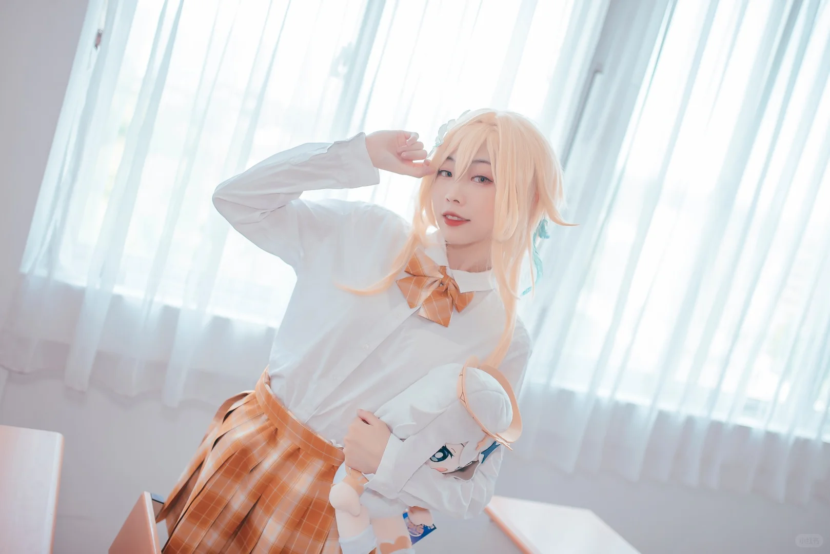 教室黄裙角色写真💛📚