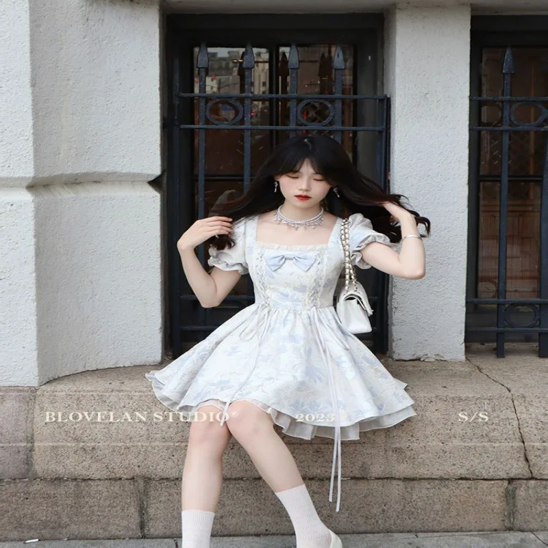 💧2025纯欲森系蝴蝶结裙来啦！