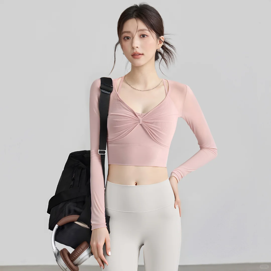 绝美网纱瑜伽服！秋冬运动也要仙气满满🧚‍♀️