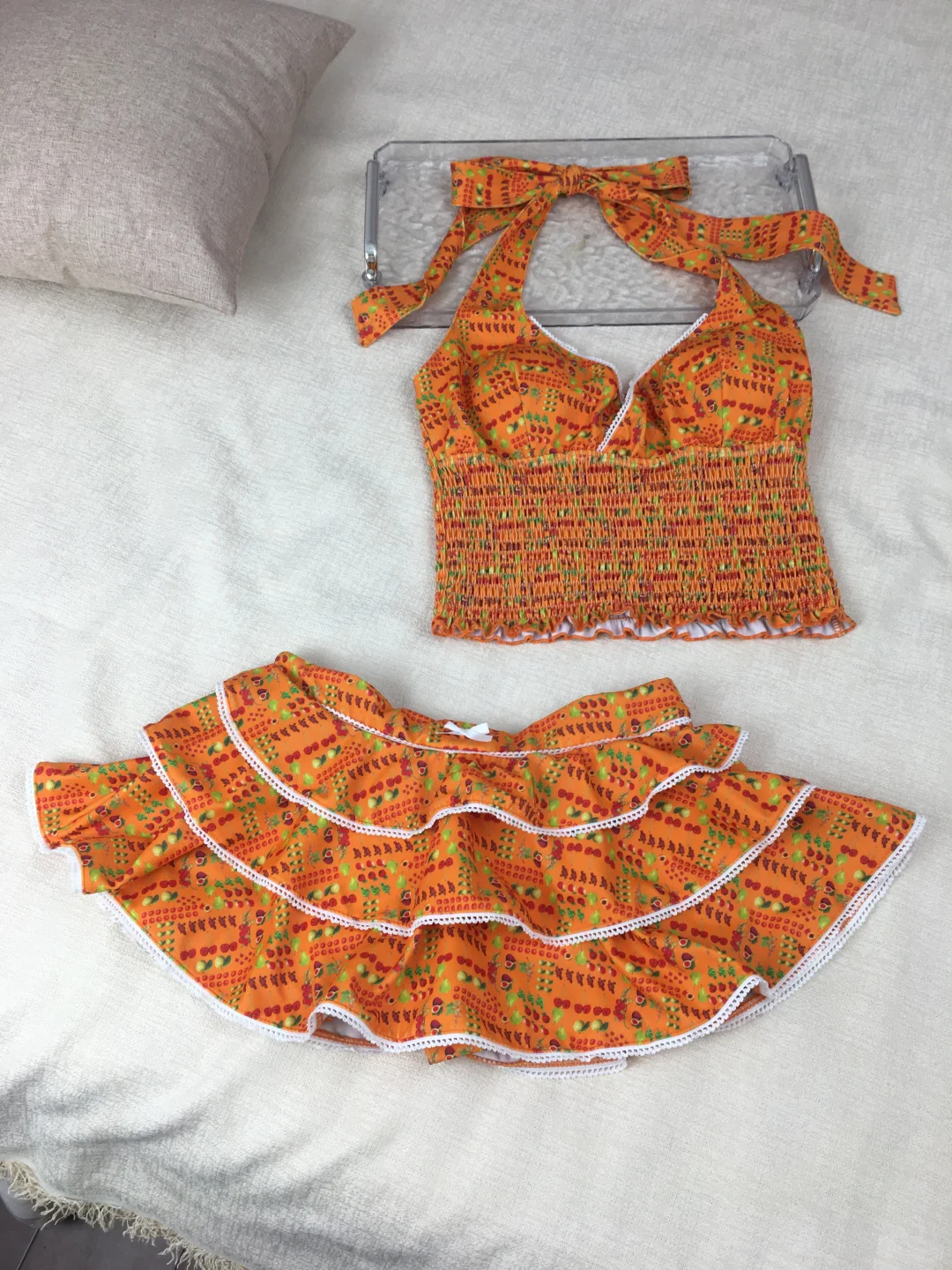 三亚OOTD🏖亮色泳衣和海边🌊真的很搭👍