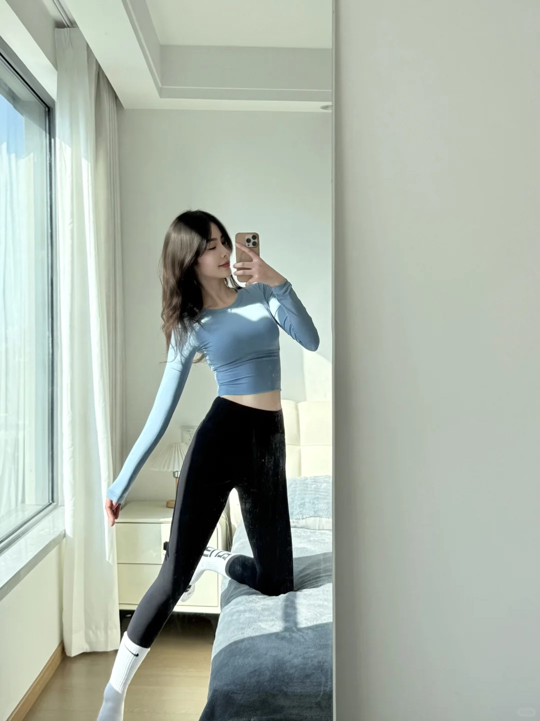 还得是黑色瑜伽裤🧘‍♀️