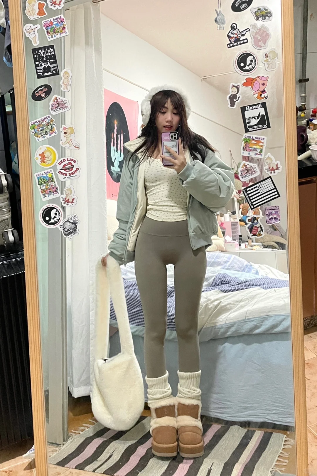 小个子不冻腿ootd⛸️🤎鲨鱼裤穿搭合集