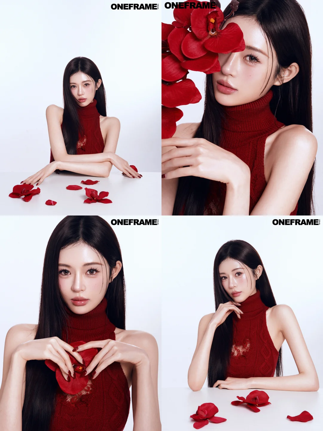 红是“浪漫与热烈” 🥀 韩系纯欲肖像