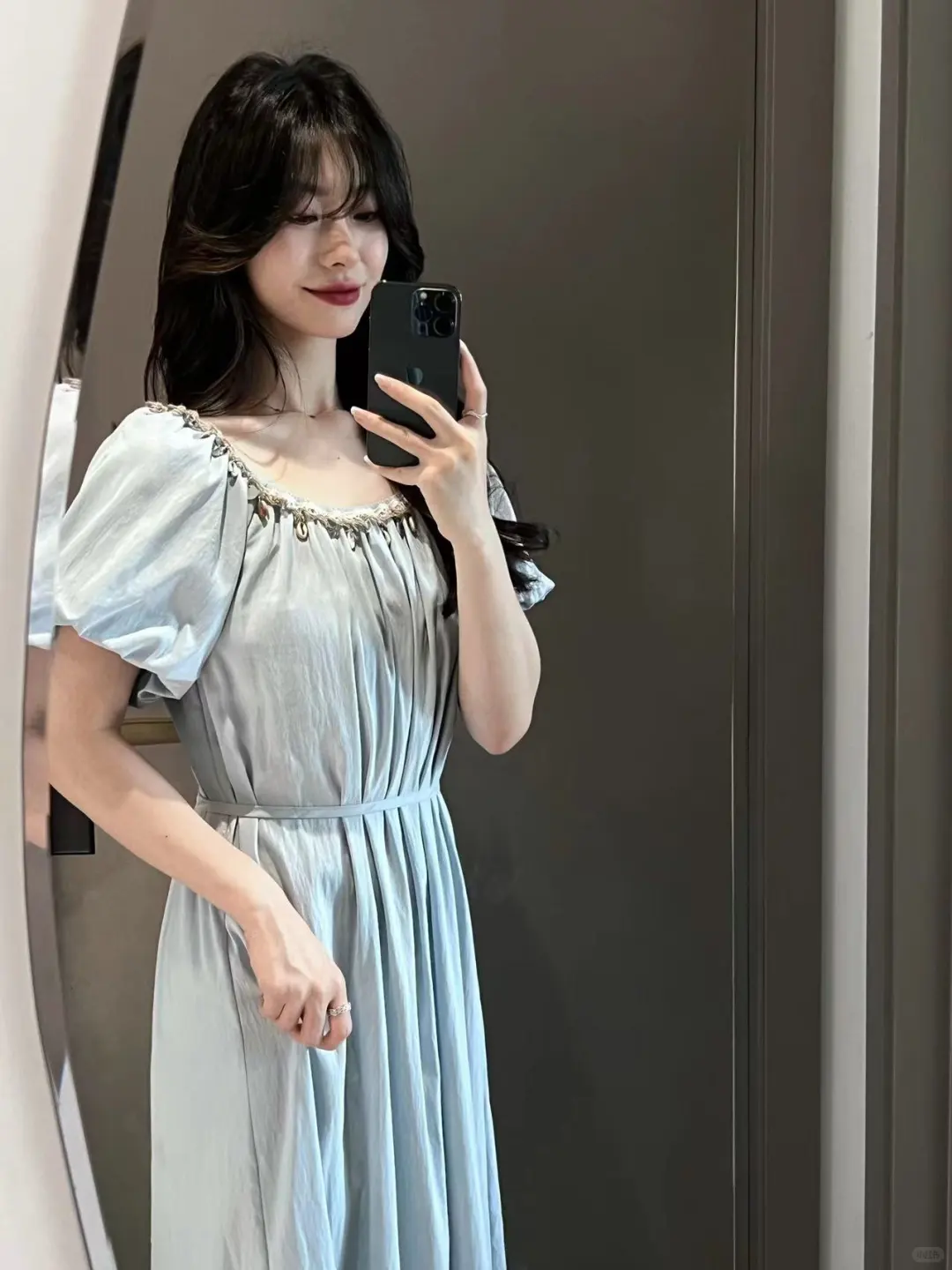 香影试衣间🌊莱赛尔·波西米亚风小蓝裙