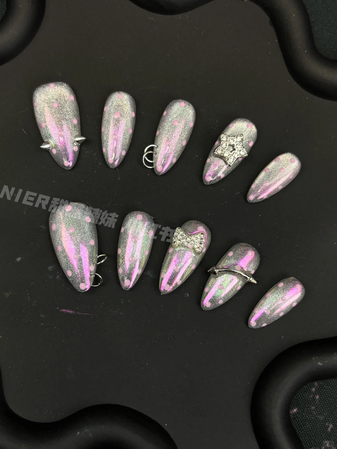 NIER甜酷辣妹新款短甲合集｜美甲分享