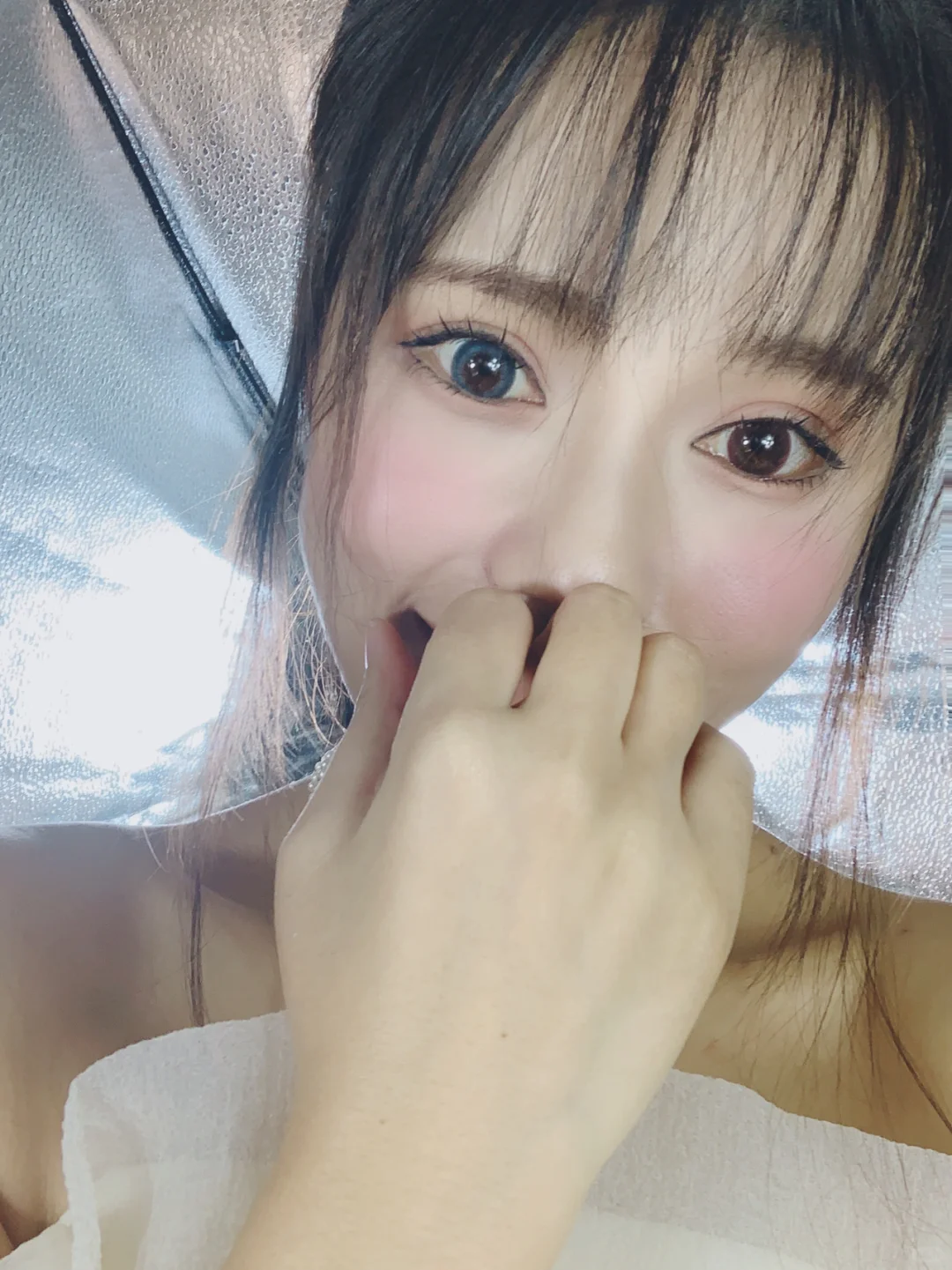 Anglebaby嫩模时期的仿妆