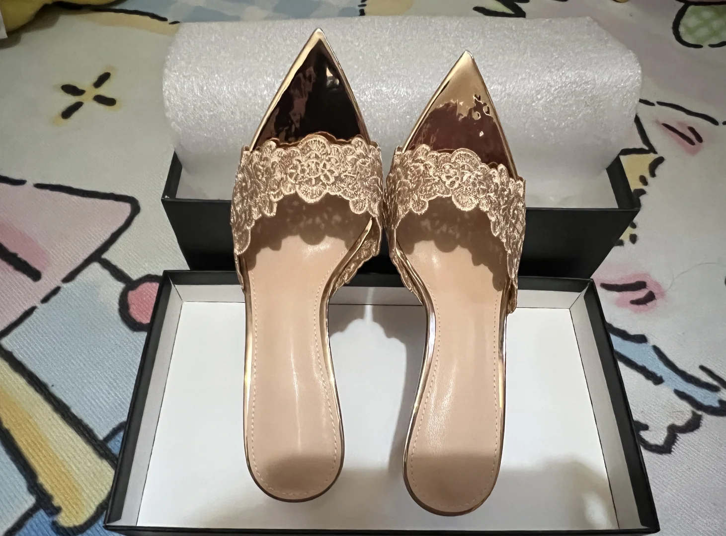 差价一倍的蕾丝高跟鞋🍑和巴巴