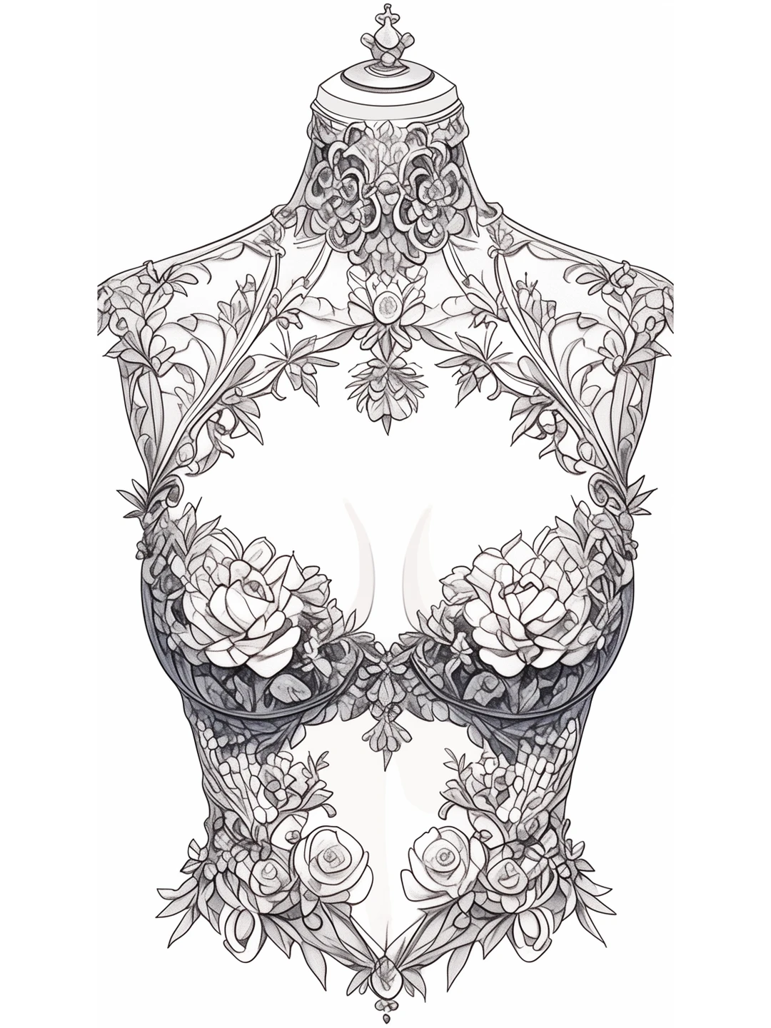 服装设计系列 ｜ 蕾丝内衣