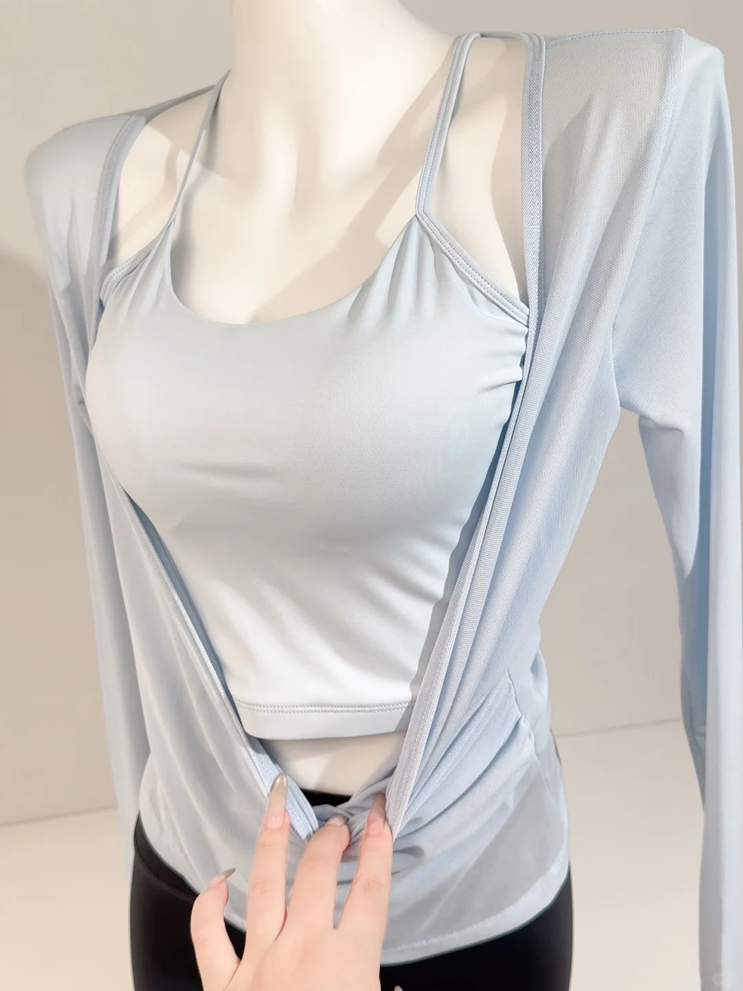 温润如玉的奶蓝色！🫧温柔纯欲风