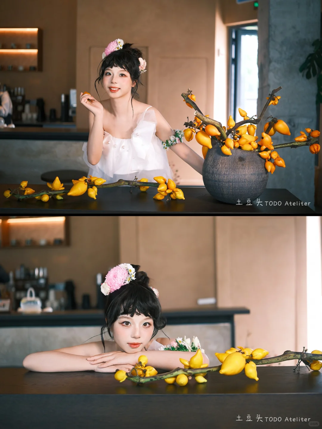 谁懂啊！晨袍造型都够出个写真集啦，