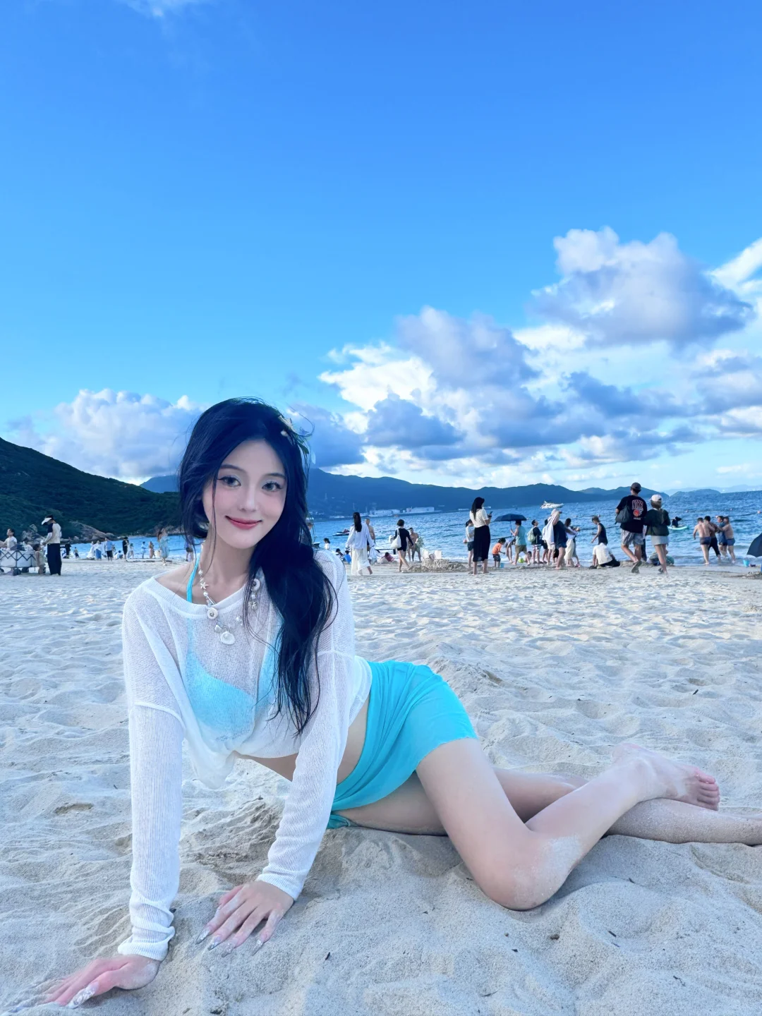 桔钓沙拍照｜深圳也有超绝玻璃海‼️