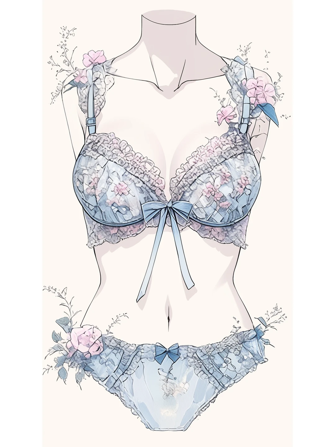 服装设计系列 ｜ 蕾丝内衣