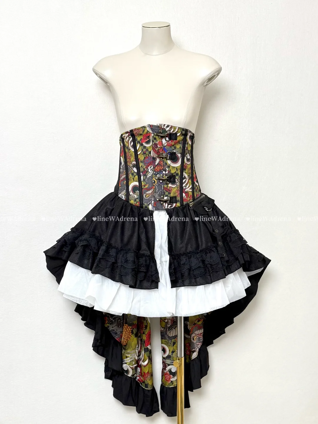 qutiefrash九尾狐眼球柄拖尾腰封sk