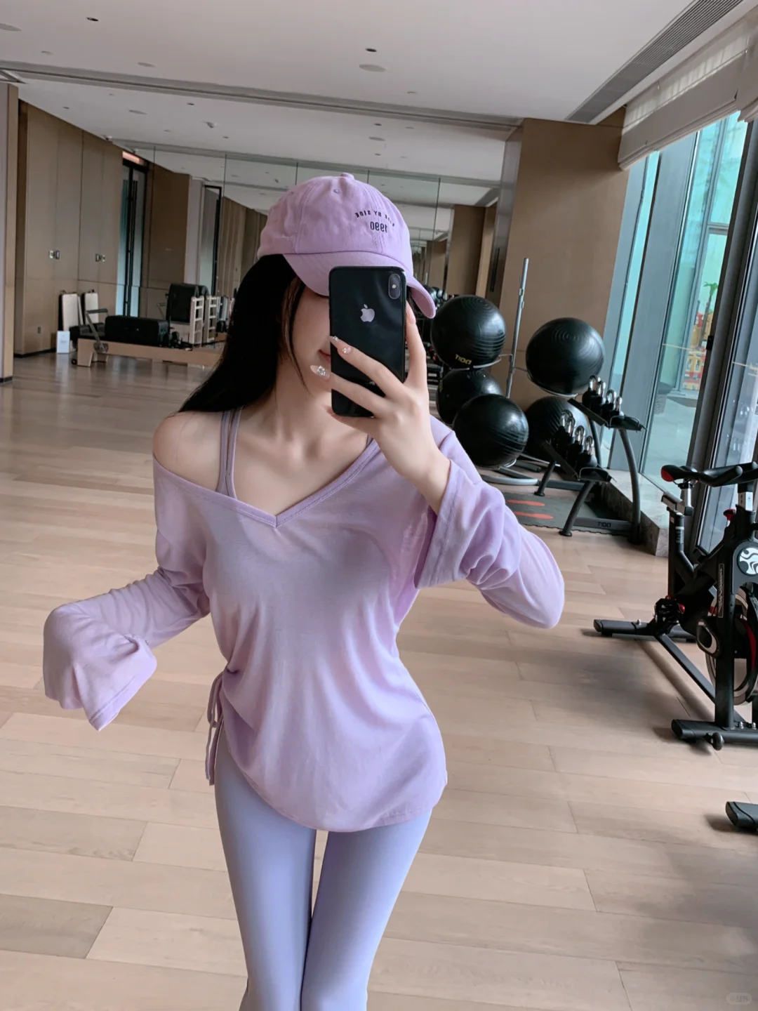 在我💗窝香芋紫🪻显白又显瘦的瑜伽罩衫❗️