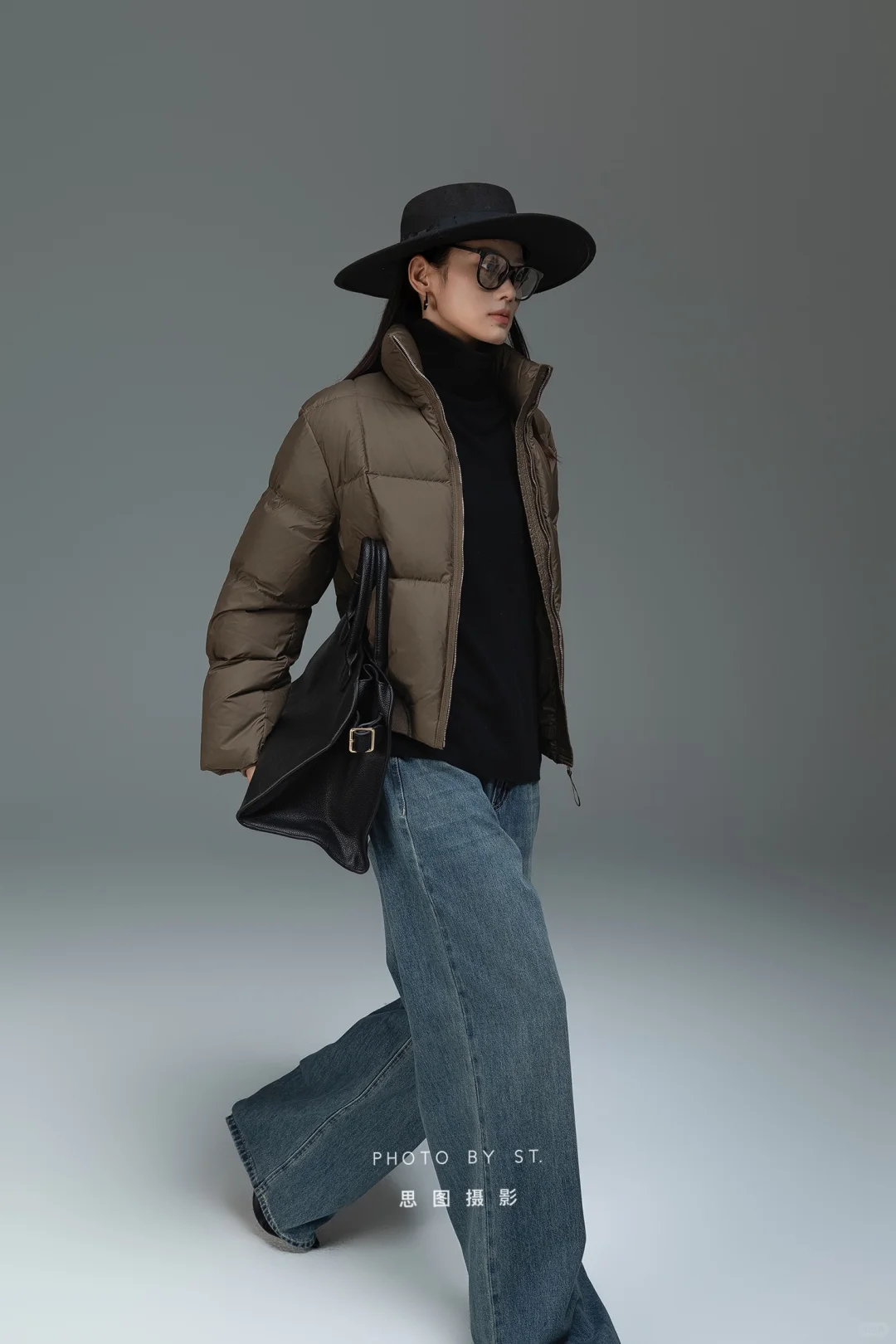 羽绒服拍摄｜棚拍 高辨识度女模