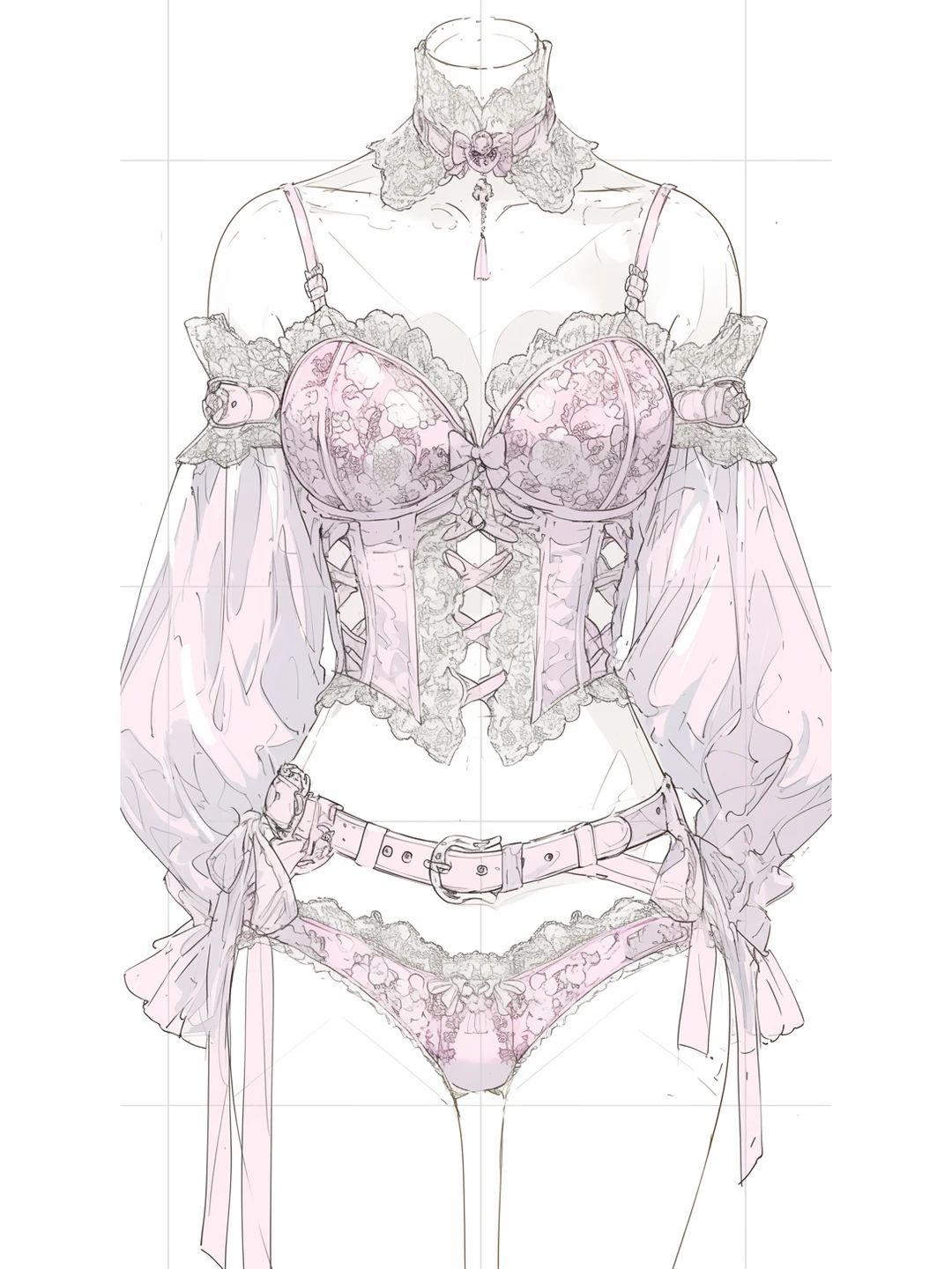 服装设计系列 ｜ 蕾丝内衣