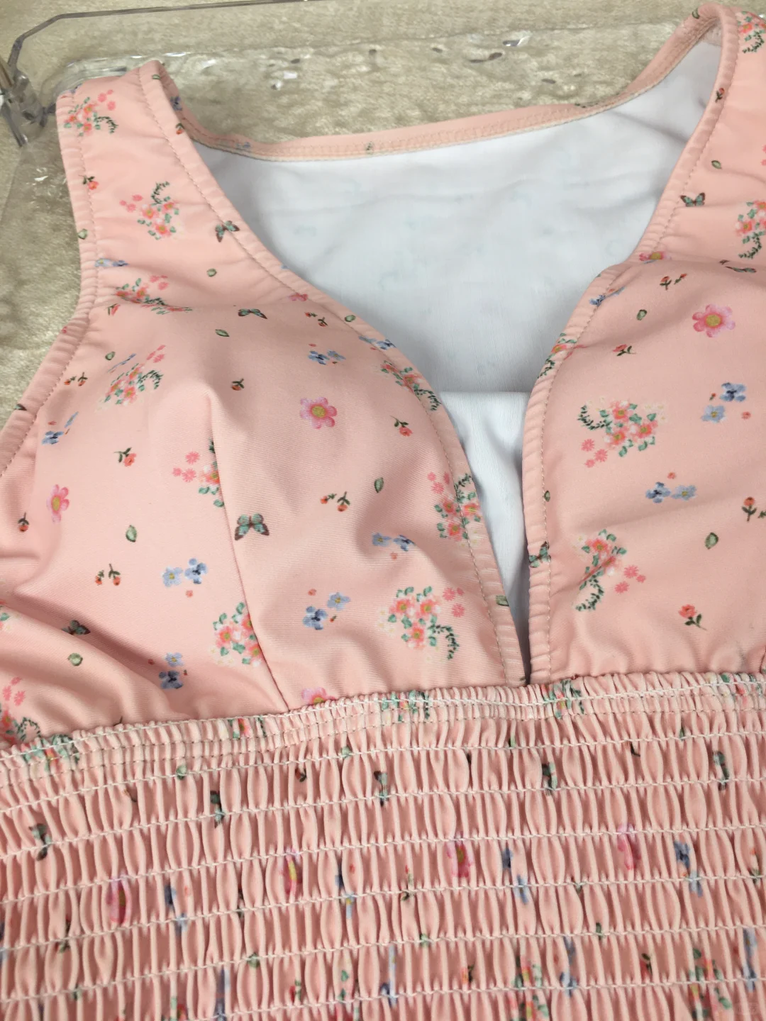 甜妹私汤OOTD♨️这套分体泳衣美到没有上限🌸