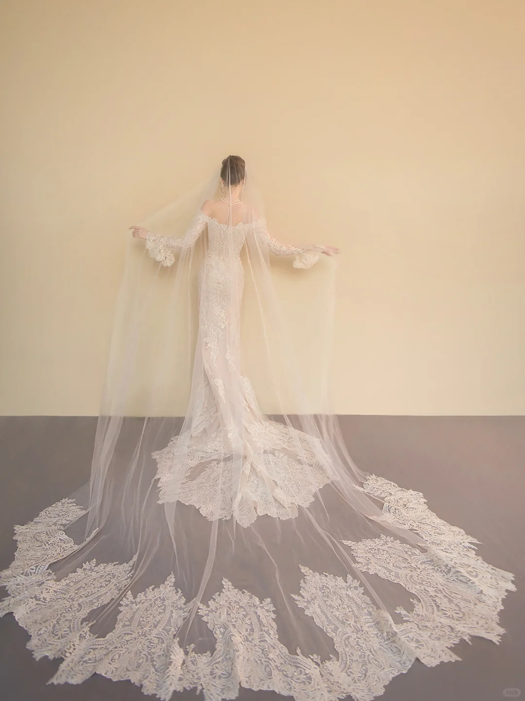 真的会被蕾丝婚纱美晕😵‍💫上身效果绝绝子