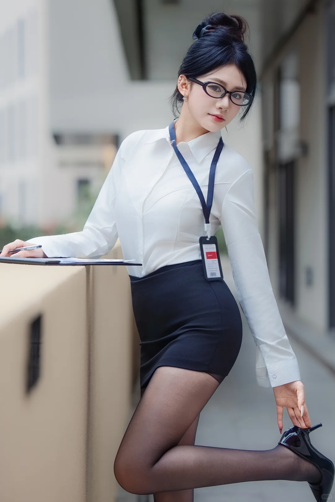 女领导让我给她拍照