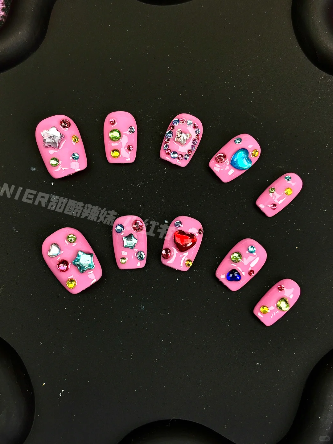 NIER甜酷辣妹新款短甲合集｜美甲分享