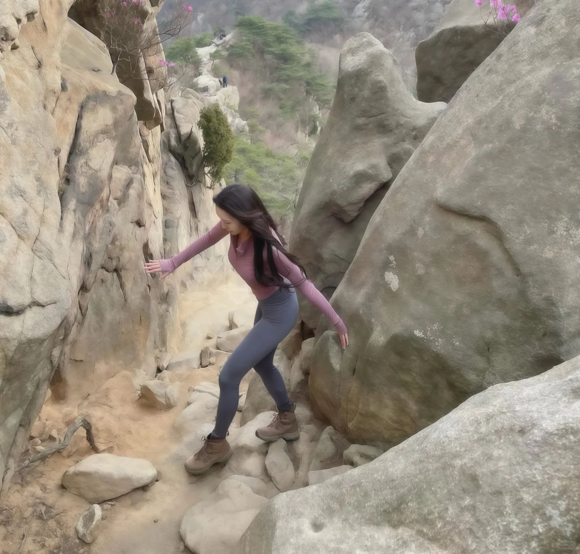 登山怎么能不穿瑜伽裤