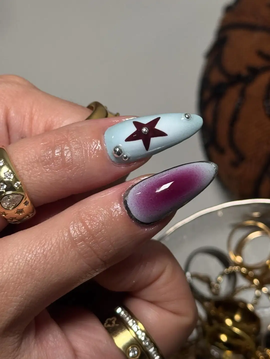 ⚛️•| 𝐧𝐚𝐢𝐥𝐧𝐚𝐢𝐥·美式·辣妹·秋冬美甲