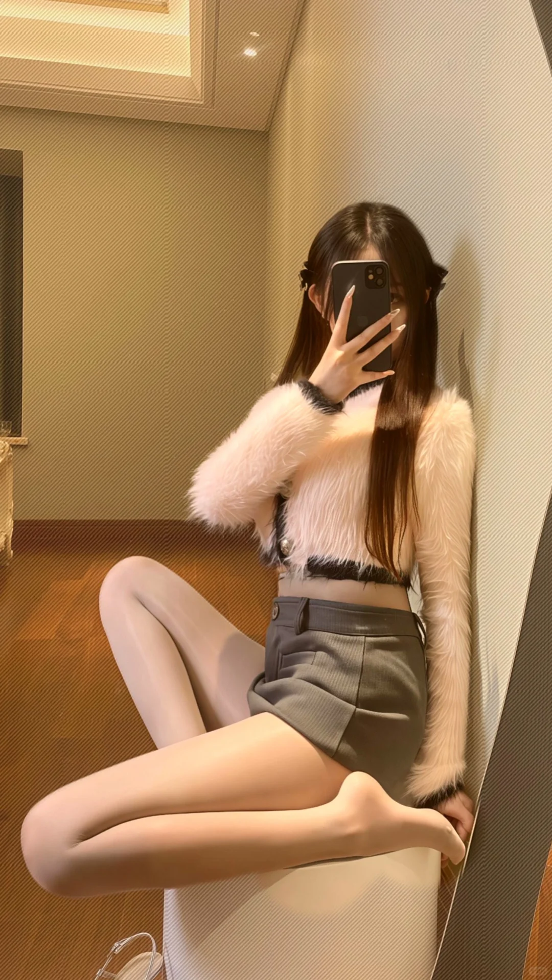 高腰灰丝，纯欲斩男穿搭秘诀✨