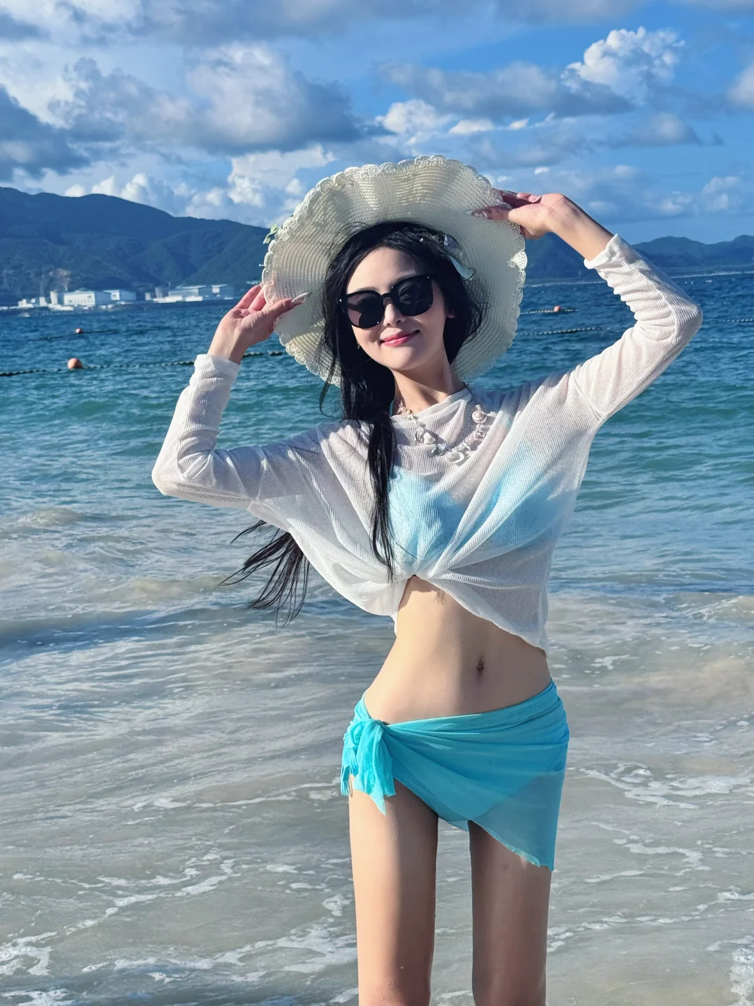 桔钓沙拍照｜深圳也有超绝玻璃海‼️