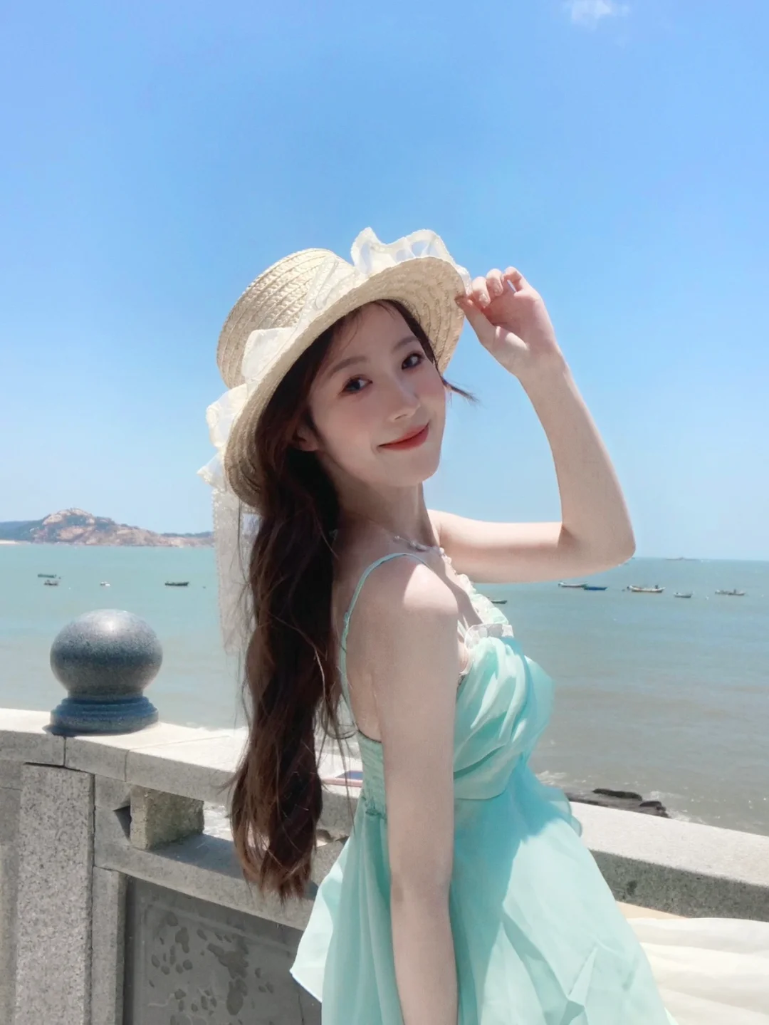 🌊𓈒𓂂🐚⭒˚🫧湄洲岛的海真的很美～