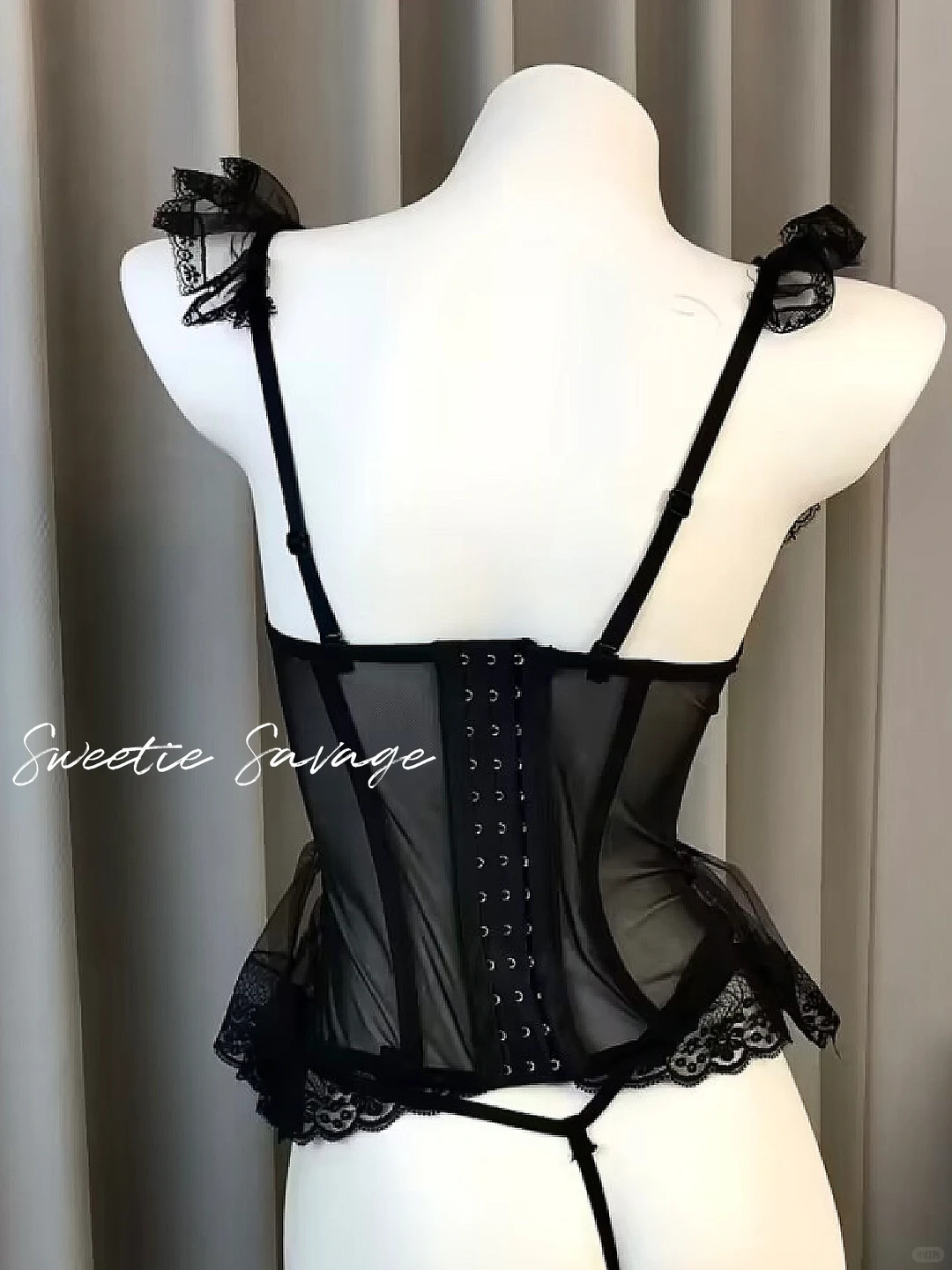 🇸🇬浪漫芭蕾｜斩男必备！法式鱼骨胸衣套装