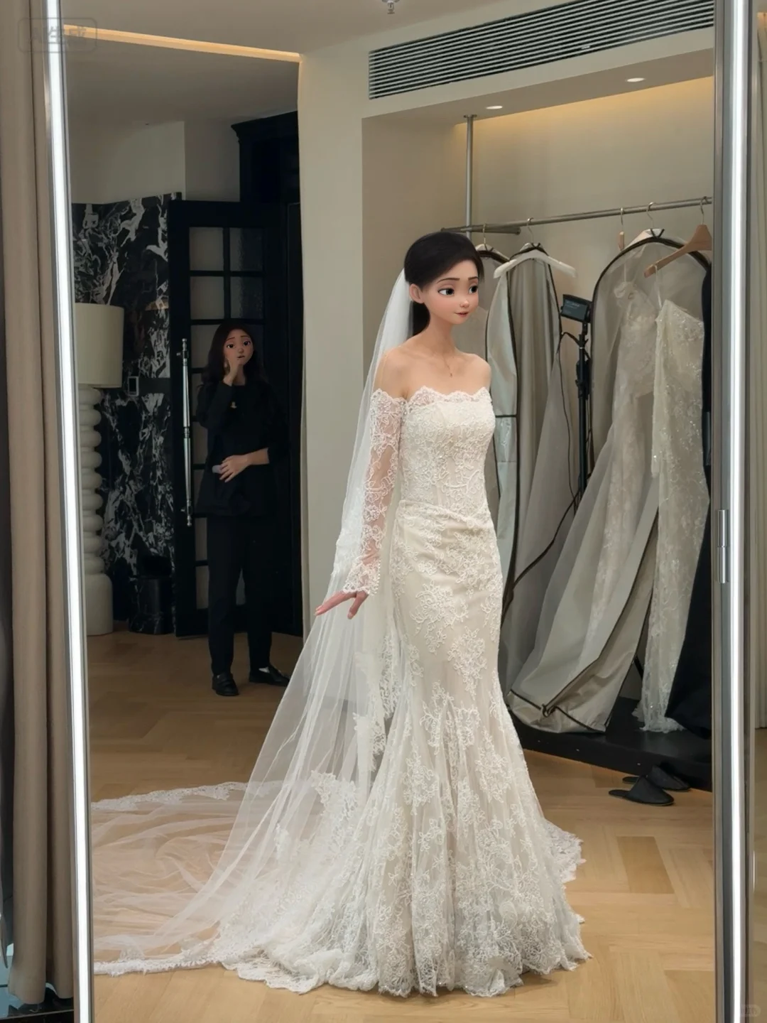 试纱日记👰EP04 永远为鱼尾蕾丝心动💓