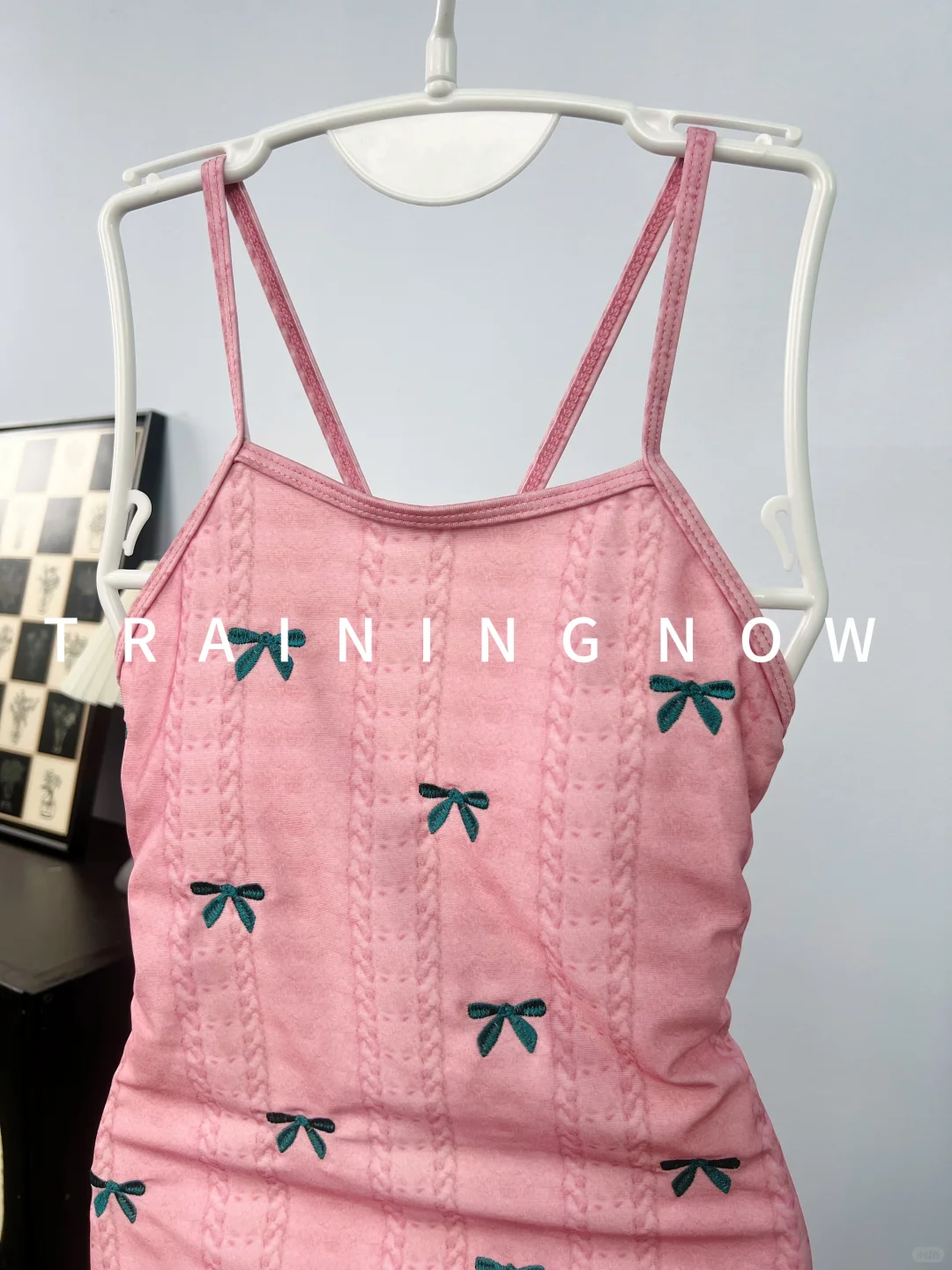 甜度超标的粉色竞速泳衣👙