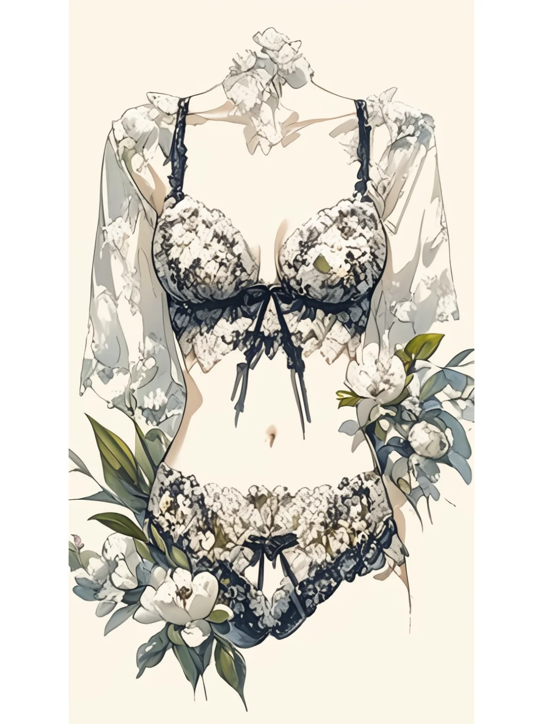 服装设计系列 ｜ 蕾丝内衣