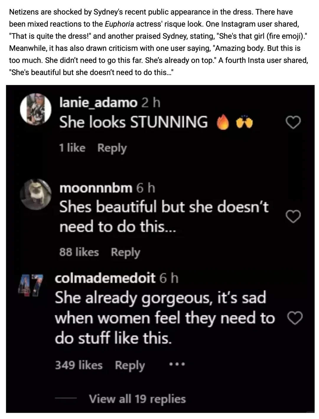 穿透视装大谈女性主义，悉尼妹是懂流量的