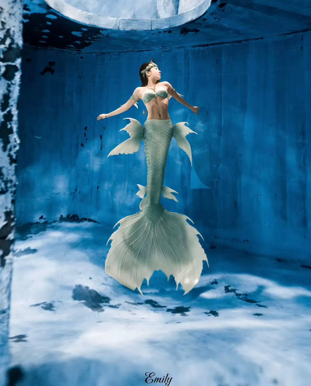 只此青绿 野生硅胶鱼尾