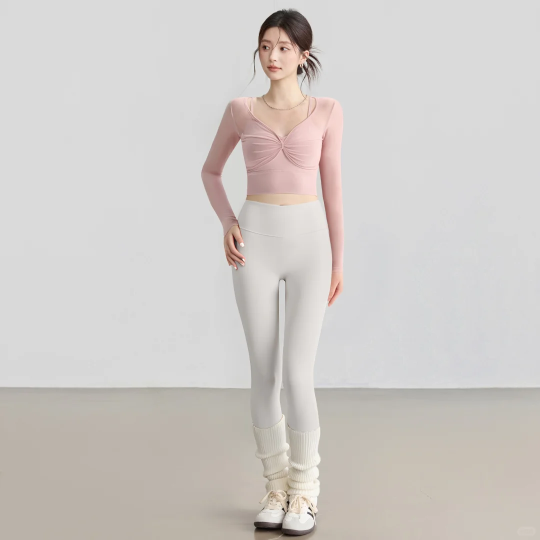 绝美网纱瑜伽服！秋冬运动也要仙气满满🧚‍♀️