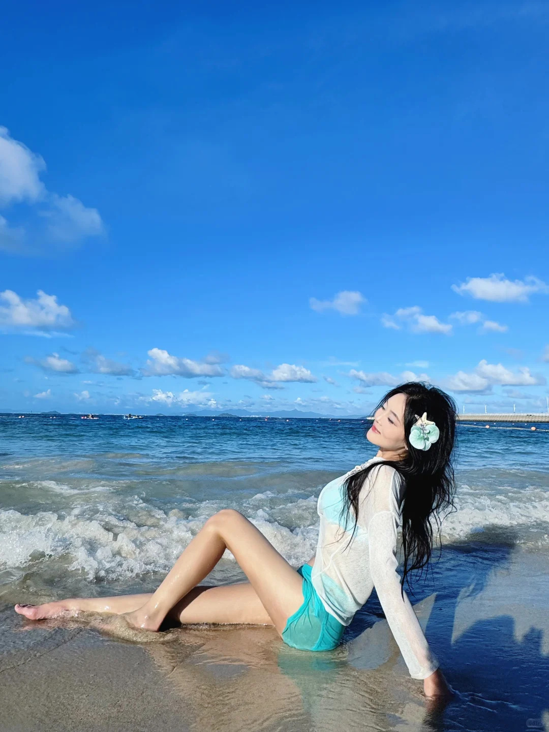 桔钓沙拍照｜深圳也有超绝玻璃海‼️