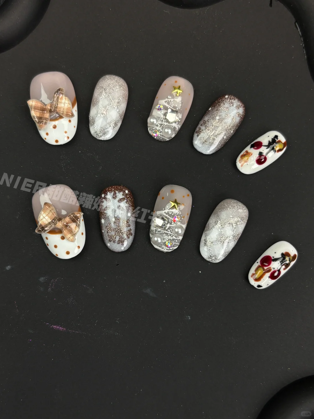 NIER甜酷辣妹新款短甲合集｜美甲分享