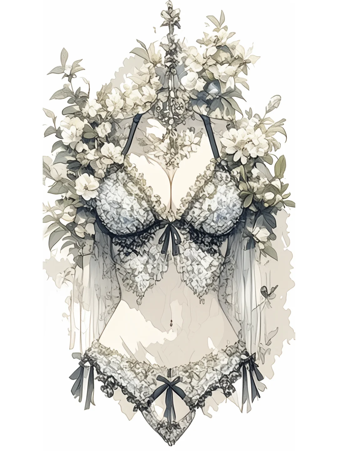 服装设计系列 ｜ 蕾丝内衣