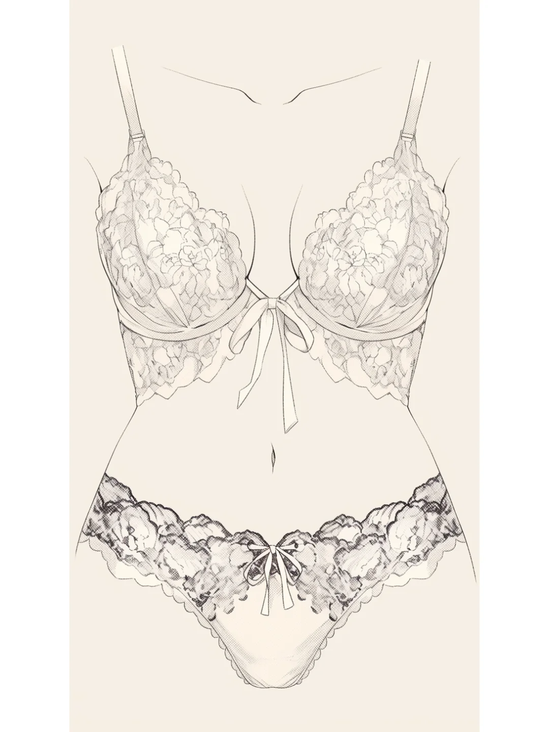 服装设计系列 ｜ 蕾丝内衣