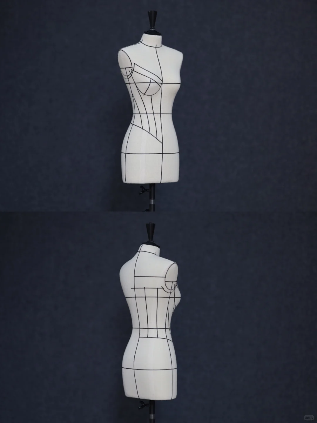 1/3迷你胸衣 立裁制作过程