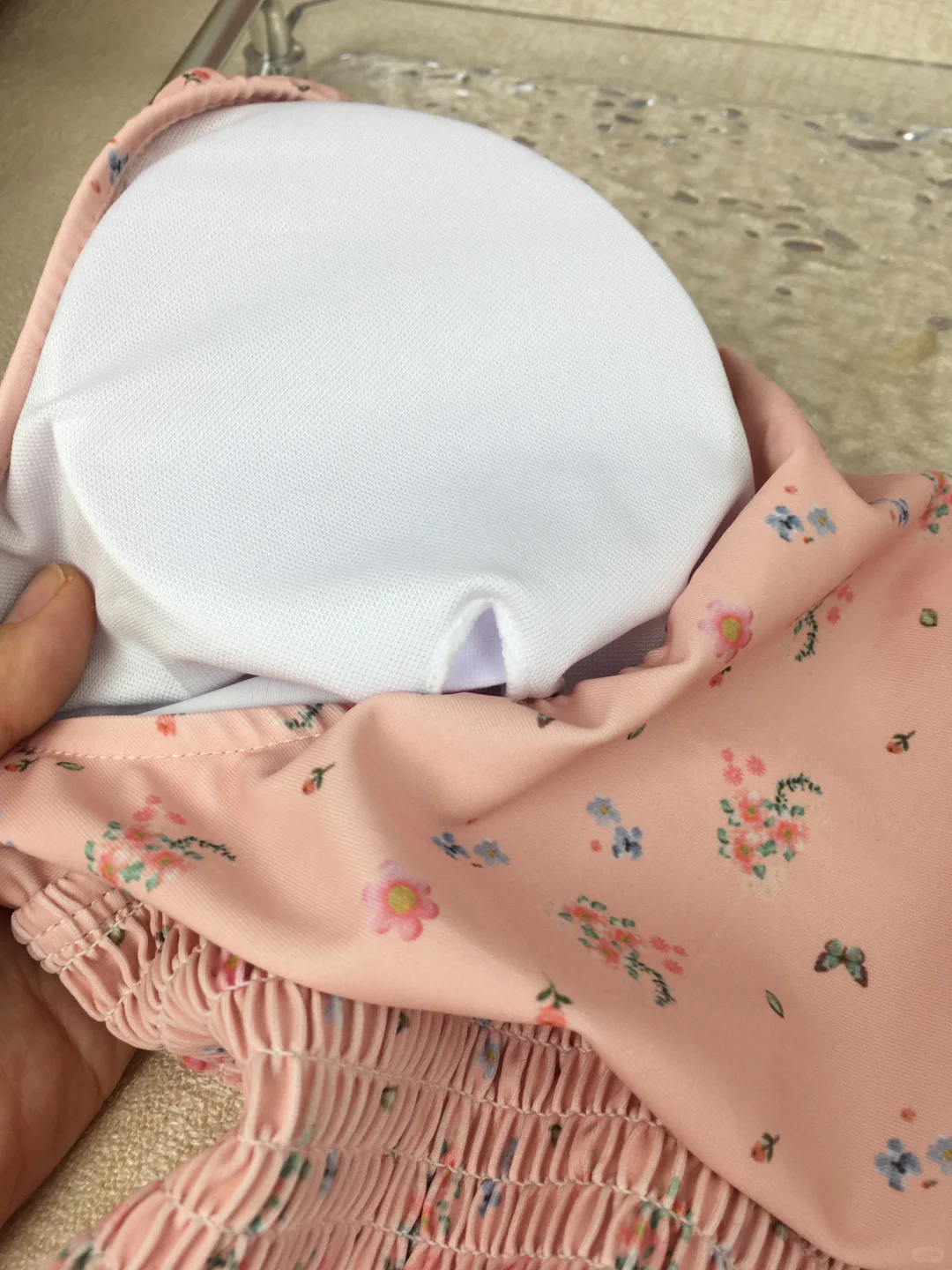 甜妹私汤OOTD♨️这套分体泳衣美到没有上限🌸