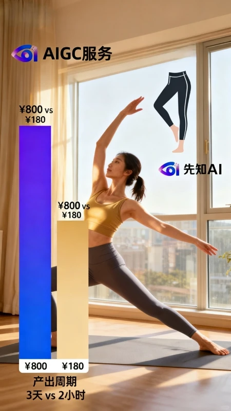 先知AI让瑜伽裤文案会呼吸