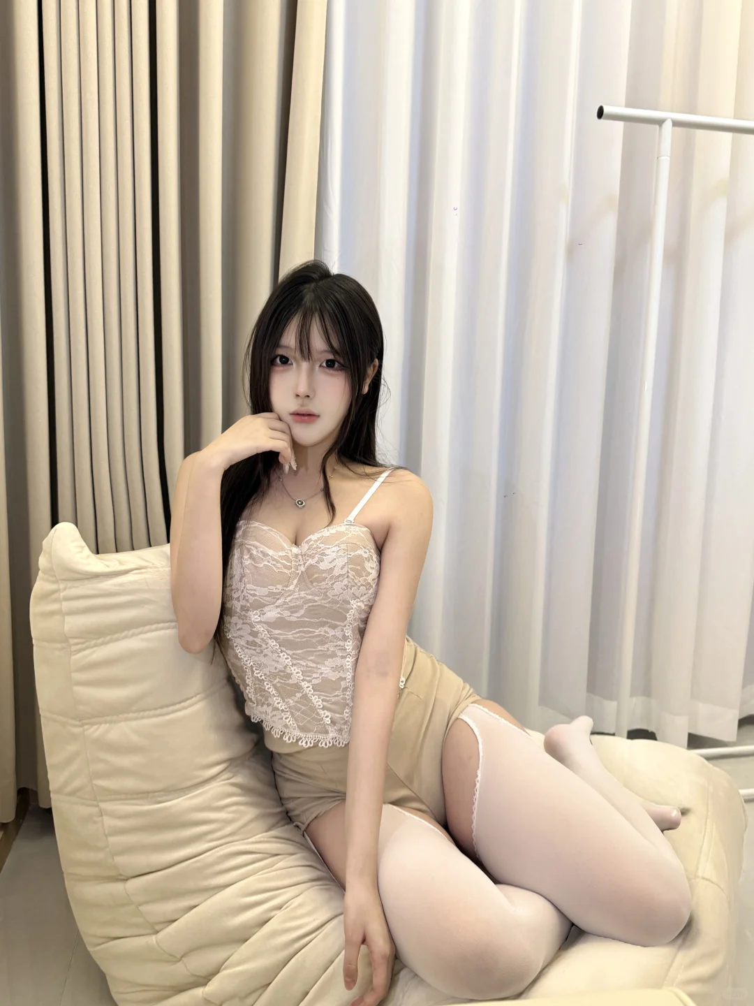 软软糯糯的内衣模特来啦～